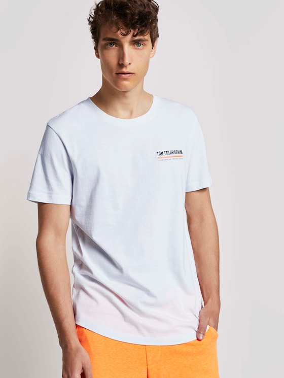 Schlichtes T-Shirt - Männer - White Schlichtes T-Shirt - Männer - White - 5 - TOM TAILOR Denim