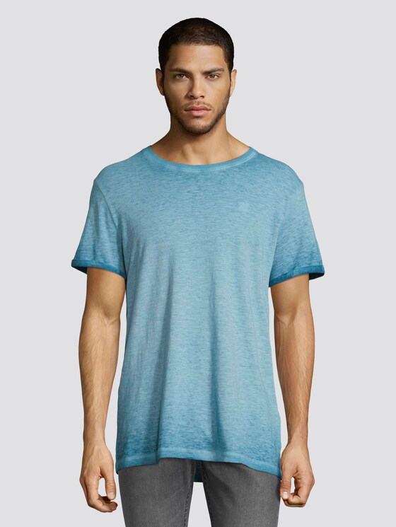 T-shirt in a washed-out look - Men - north atlantic blue T-shirt in a washed-out look - Men - north atlantic blue - 1 - TOM TAILOR Denim