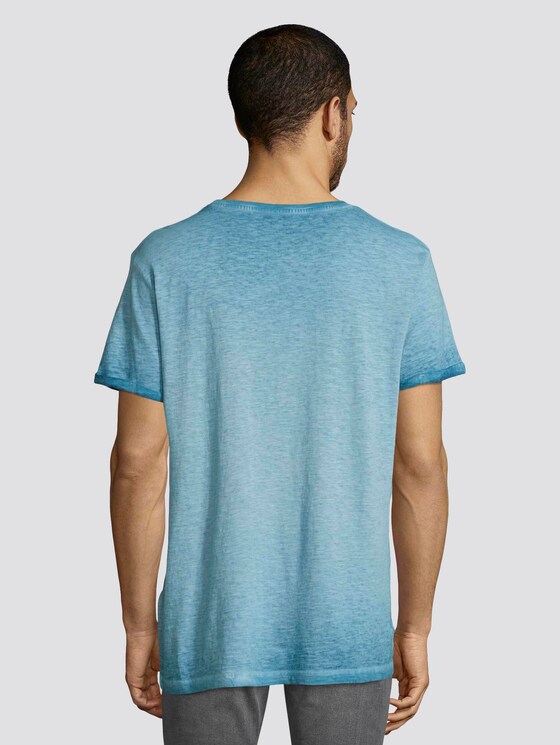 T-shirt in a washed-out look - Men - north atlantic blue T-shirt in a washed-out look - Men - north atlantic blue - 2 - TOM TAILOR Denim