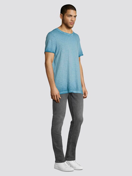 T-shirt in a washed-out look - Men - north atlantic blue T-shirt in a washed-out look - Men - north atlantic blue - 3 - TOM TAILOR Denim