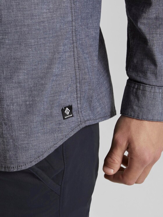 Hemd mit Brusttasche - Männer - Sky Captain Blue Hemd mit Brusttasche - Männer - Sky Captain Blue - 10 - TOM TAILOR Denim