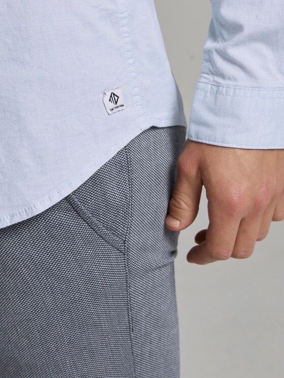 Hemd mit Brusttasche - Männer - Light Blue Hemd mit Brusttasche - Männer - Light Blue - 10 - TOM TAILOR Denim
