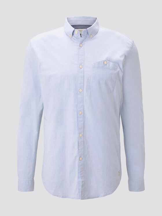 Hemd mit Brusttasche - Männer - Light Blue Hemd mit Brusttasche - Männer - Light Blue - 7 - TOM TAILOR Denim