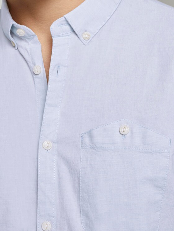 Hemd mit Brusttasche - Männer - Light Blue Hemd mit Brusttasche - Männer - Light Blue - 9 - TOM TAILOR Denim