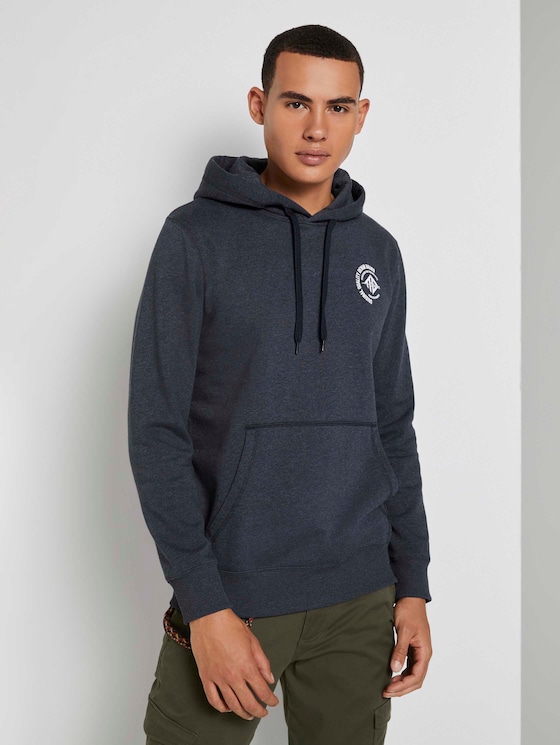 Hoodie mit Print - Männer - Sky Captain Blue Hoodie mit Print - Männer - Sky Captain Blue - 1 - TOM TAILOR Denim