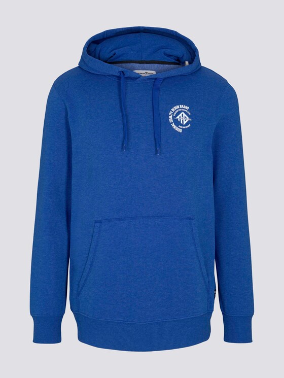 Hoodie mit Print - Männer - Shiny Royal Hoodie mit Print - Männer - Shiny Royal - 7 - TOM TAILOR Denim