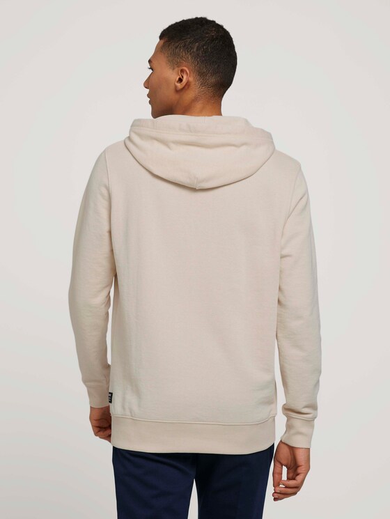 Hoodie mit Print - Männer - light almond Hoodie mit Print - Männer - light almond - 2 - TOM TAILOR Denim
