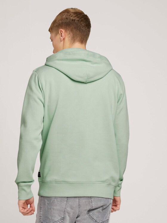 Hoodie mit Print - Männer - smooth green Hoodie mit Print - Männer - smooth green - 2 - TOM TAILOR Denim