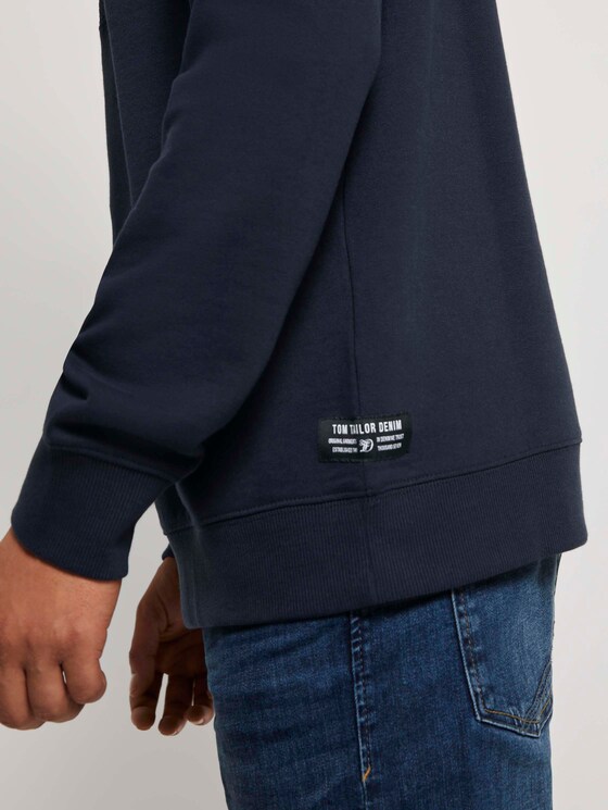 Sweatshirt mit Stepp-Struktur - Männer - Sky Captain Blue Sweatshirt mit Stepp-Struktur - Männer - Sky Captain Blue - 10 - TOM TAILOR Denim