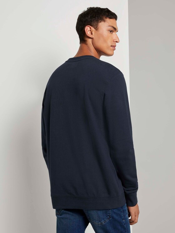 Sweatshirt mit Stepp-Struktur - Männer - Sky Captain Blue Sweatshirt mit Stepp-Struktur - Männer - Sky Captain Blue - 2 - TOM TAILOR Denim