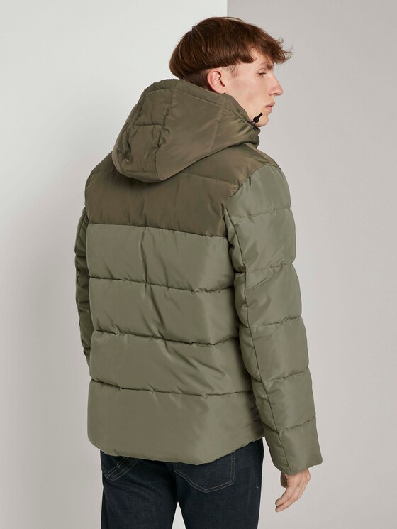 Puffer jas met afneembare hoodie - Mannen - Tree-Moss Green Puffer jas met afneembare hoodie - Mannen - Tree-Moss Green - 2 - TOM TAILOR Denim