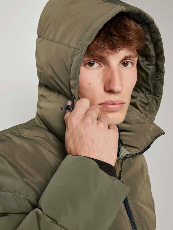 Puffer jas met afneembare hoodie - Mannen - Tree-Moss Green Puffer jas met afneembare hoodie - Mannen - Tree-Moss Green - 9 - TOM TAILOR Denim