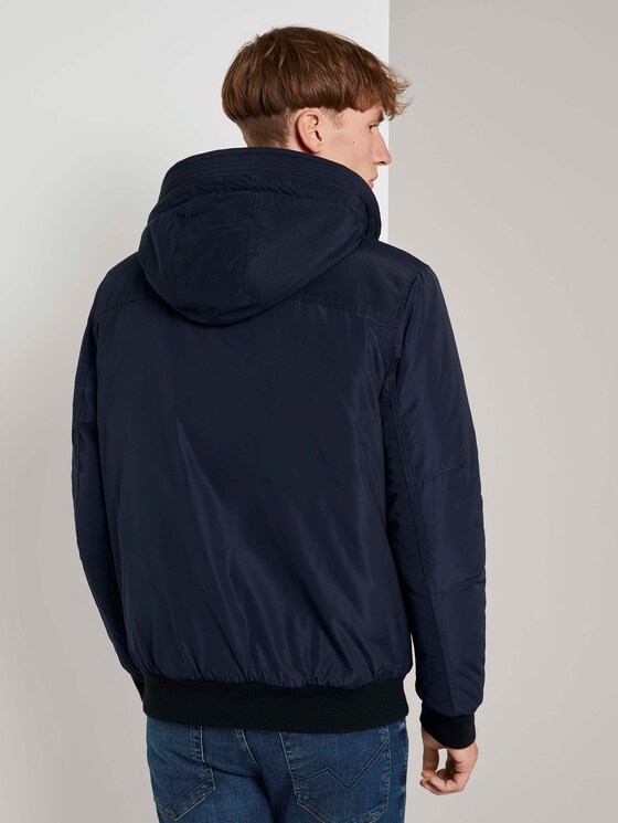 Bomberjack met gevoerde hoodie - Mannen - Sky Captain Blue Bomberjack met gevoerde hoodie - Mannen - Sky Captain Blue - 2 - TOM TAILOR Denim