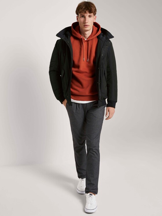 Bomberjacke mit gefütterter Kapuze - Männer - Black Bomberjacke mit gefütterter Kapuze - Männer - Black - 3 - TOM TAILOR Denim