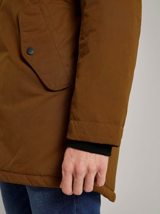 Wasserabweisender Parka mit Fütterung - Männer - equestrian brown Wasserabweisender Parka mit Fütterung - Männer - equestrian brown - 10 - TOM TAILOR Denim