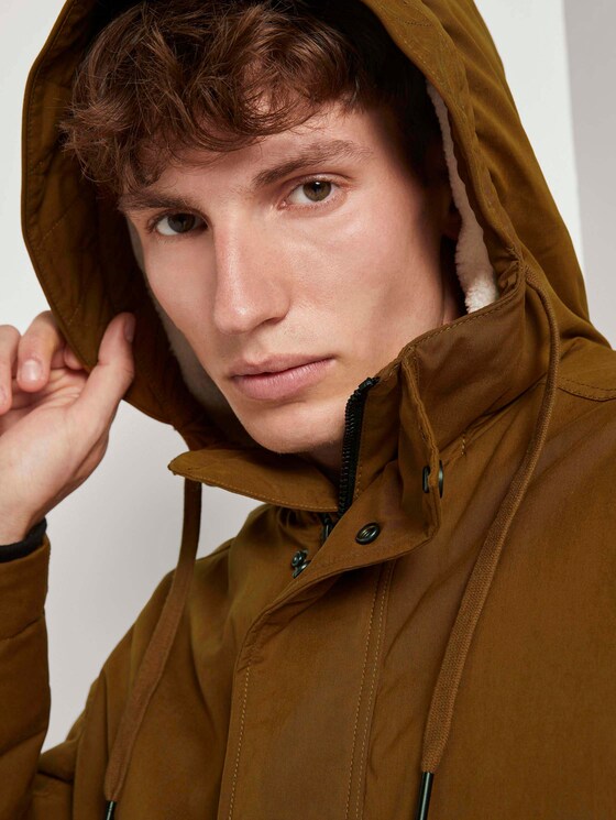 Wasserabweisender Parka mit Fütterung - Männer - equestrian brown Wasserabweisender Parka mit Fütterung - Männer - equestrian brown - 9 - TOM TAILOR Denim