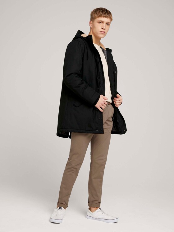 Wasserabweisender Parka mit Fütterung - Männer - Black Wasserabweisender Parka mit Fütterung - Männer - Black - 3 - TOM TAILOR Denim