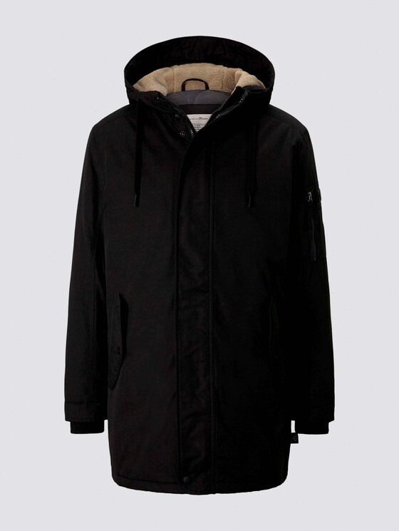 Wasserabweisender Parka mit Fütterung - Männer - Black Wasserabweisender Parka mit Fütterung - Männer - Black - 7 - TOM TAILOR Denim