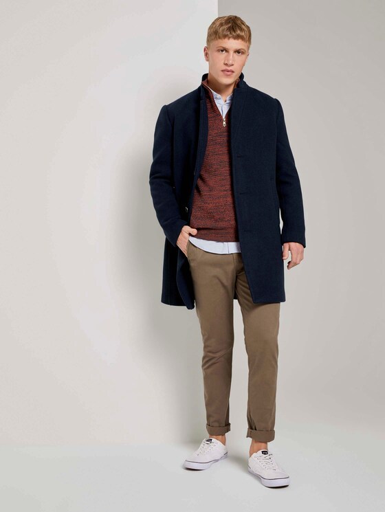 Moderner Mantel aus Wollgemisch - Männer - Sky Captain Blue Moderner Mantel aus Wollgemisch - Männer - Sky Captain Blue - 3 - TOM TAILOR Denim