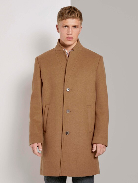 Moderner Mantel aus Wollgemisch - Männer - Hay Beige Moderner Mantel aus Wollgemisch - Männer - Hay Beige - 1 - TOM TAILOR Denim