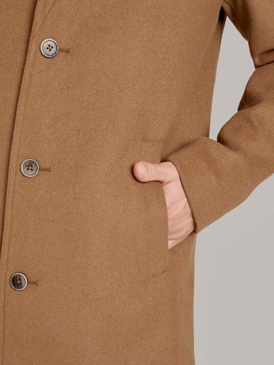 Moderner Mantel aus Wollgemisch - Männer - Hay Beige Moderner Mantel aus Wollgemisch - Männer - Hay Beige - 10 - TOM TAILOR Denim