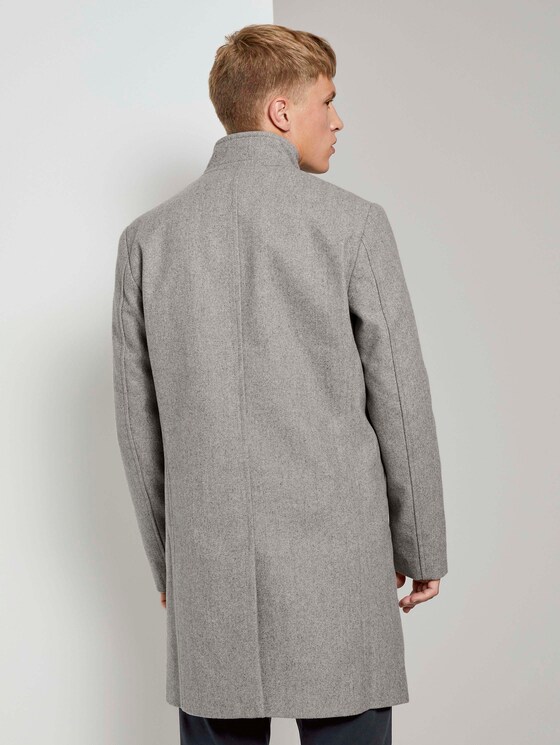 Moderne jas van wolmix - Mannen - grey herringbone Moderne jas van wolmix - Mannen - grey herringbone - 2 - TOM TAILOR Denim