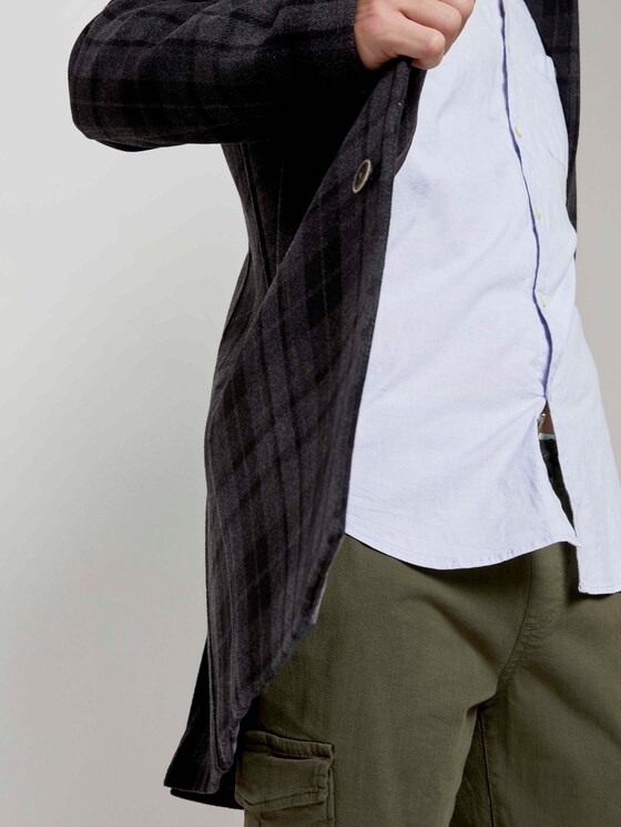 Moderner Mantel aus Wollgemisch - Männer - dark grey black check Moderner Mantel aus Wollgemisch - Männer - dark grey black check - 10 - TOM TAILOR Denim