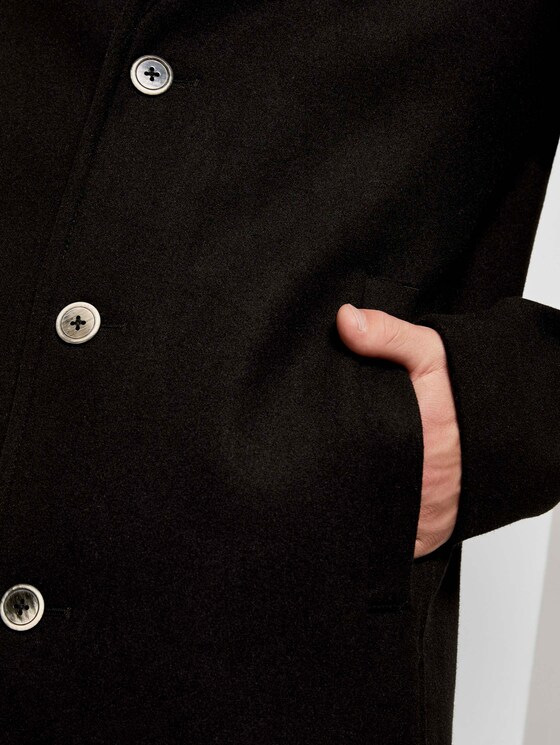 Moderner Mantel aus Wollgemisch - Männer - Black Moderner Mantel aus Wollgemisch - Männer - Black - 10 - TOM TAILOR Denim