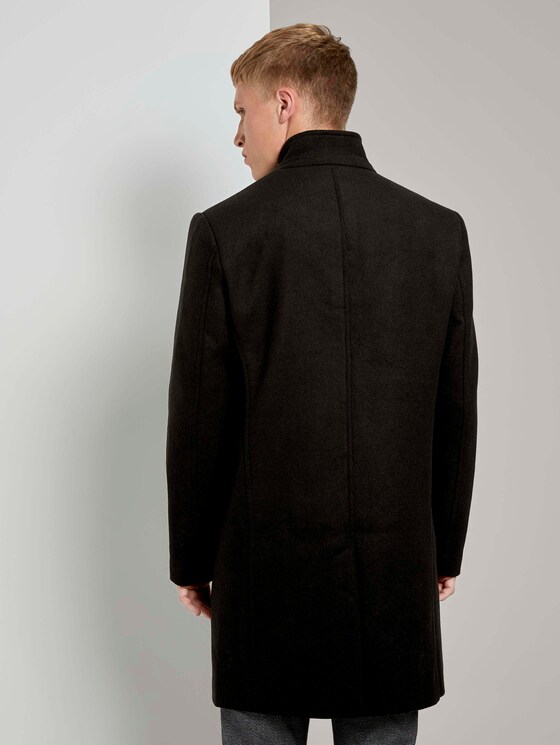 Moderner Mantel aus Wollgemisch - Männer - Black Moderner Mantel aus Wollgemisch - Männer - Black - 2 - TOM TAILOR Denim