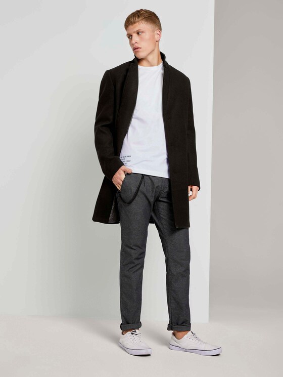 Moderner Mantel aus Wollgemisch - Männer - Black Moderner Mantel aus Wollgemisch - Männer - Black - 3 - TOM TAILOR Denim