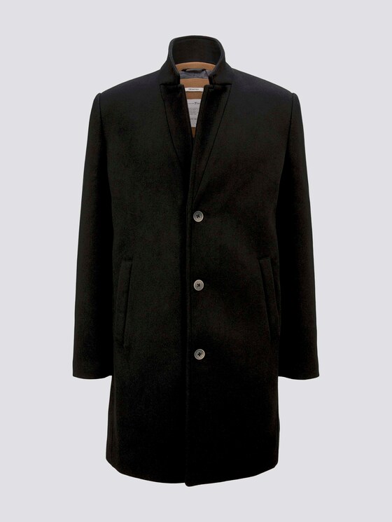 Moderner Mantel aus Wollgemisch - Männer - Black Moderner Mantel aus Wollgemisch - Männer - Black - 7 - TOM TAILOR Denim