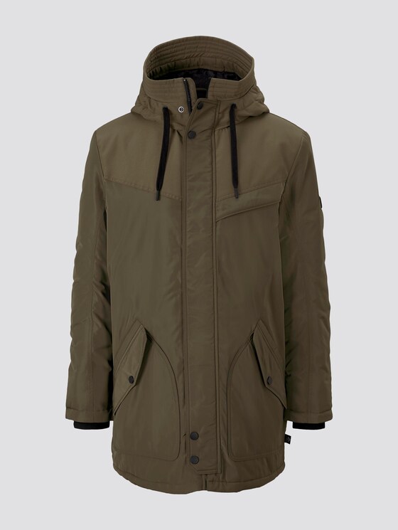 Kurzer Parka mit Steppfutter - Männer - Olive Night Green Kurzer Parka mit Steppfutter - Männer - Olive Night Green - 7 - TOM TAILOR Denim