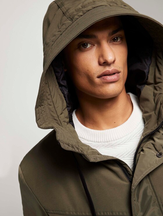 Kurzer Parka mit Steppfutter - Männer - Olive Night Green Kurzer Parka mit Steppfutter - Männer - Olive Night Green - 9 - TOM TAILOR Denim
