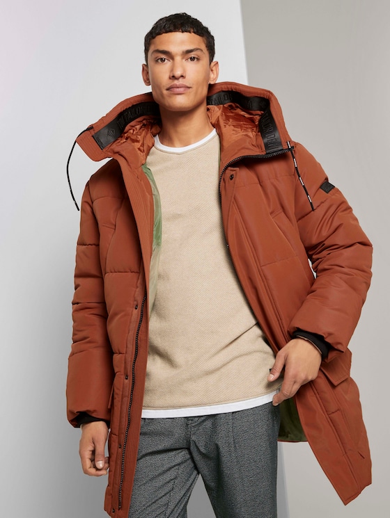 Gesteppter Winter Parka - Männer - Goji Orange Gesteppter Winter Parka - Männer - Goji Orange - 5 - TOM TAILOR Denim