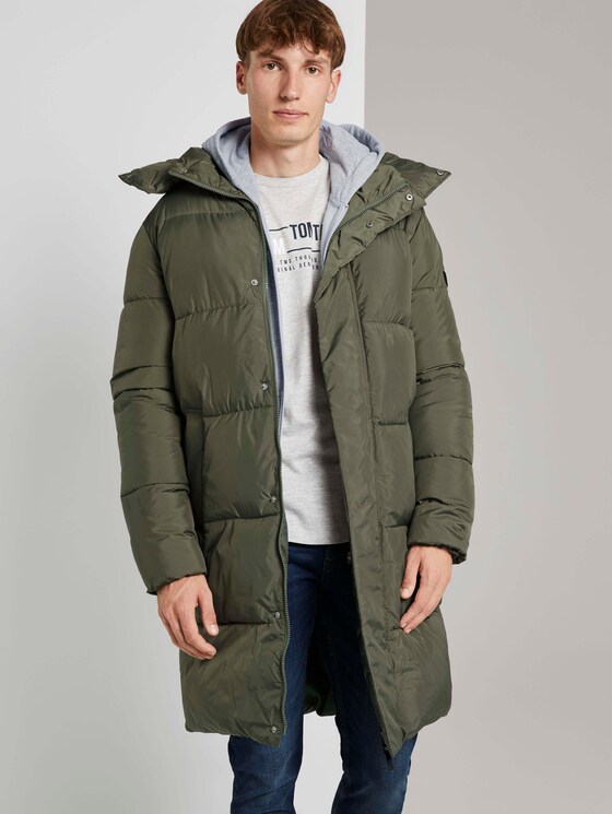 Moderner Puffermantel mit abnehmbarer Kapuze - Männer - Tree Moss Green Moderner Puffermantel mit abnehmbarer Kapuze - Männer - Tree Moss Green - 5 - TOM TAILOR Denim