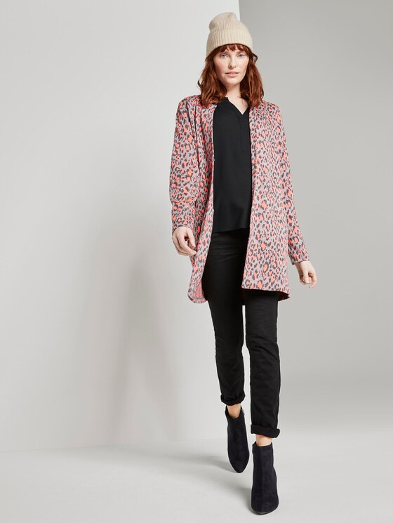 Gemusterte Bluse - Frauen - Deep Black Gemusterte Bluse - Frauen - Deep Black - 3 - TOM TAILOR