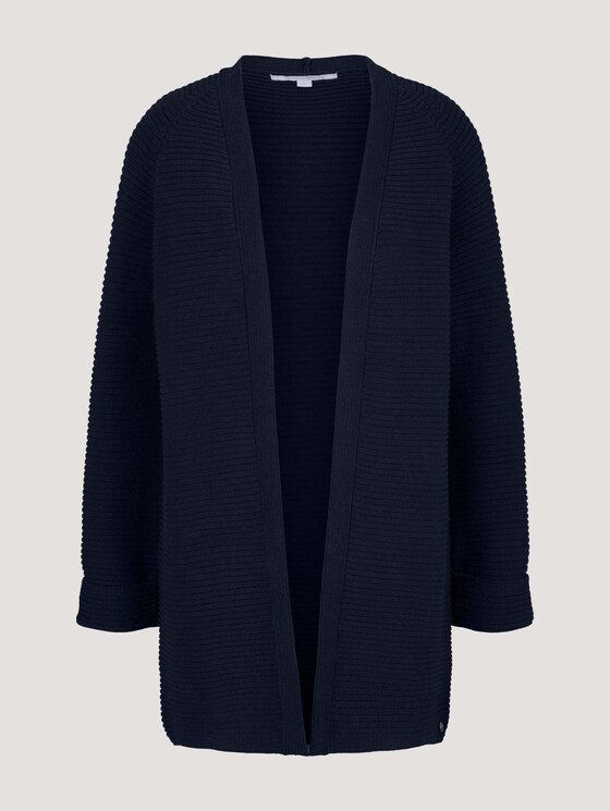 Strukturierter Cardigan-Mantel - Frauen - Sky Captain Blue Strukturierter Cardigan-Mantel - Frauen - Sky Captain Blue - 7 - TOM TAILOR Denim