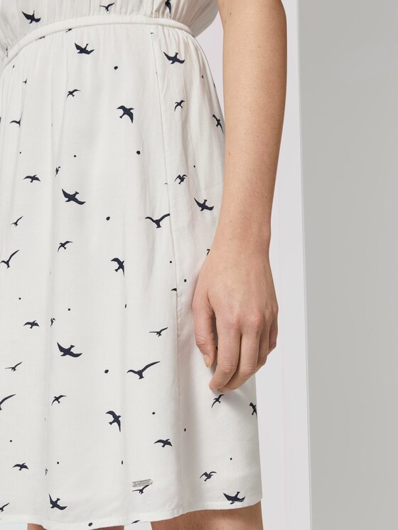 Gemustertes Minikleid - Frauen - off white seagull print Gemustertes Minikleid - Frauen - off white seagull print - 10 - TOM TAILOR Denim