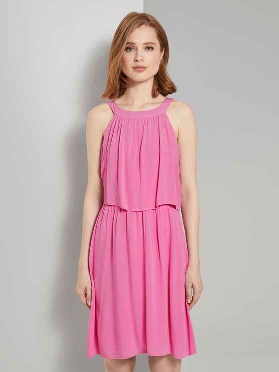 Neckholder Minikleid - Frauen - wild orchid pink Neckholder Minikleid - Frauen - wild orchid pink - 1 - TOM TAILOR Denim