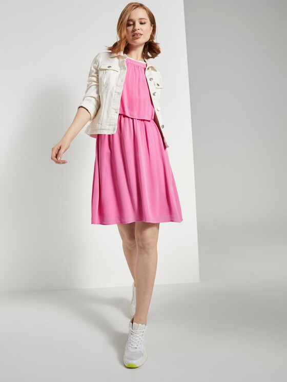 Neckholder Minikleid - Frauen - wild orchid pink Neckholder Minikleid - Frauen - wild orchid pink - 3 - TOM TAILOR Denim