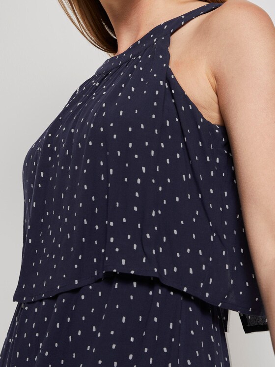 Neckholder Minikleid - Frauen - dark blue minimal Neckholder Minikleid - Frauen - dark blue minimal - 9 - TOM TAILOR Denim