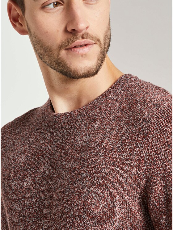 Multicolored Pullover - Männer - navy white mouline Multicolored Pullover - Männer - navy white mouline - 10 - TOM TAILOR