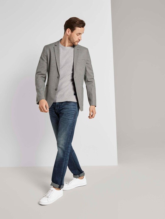 Multicolored Pullover - Männer - light grey white mouline Multicolored Pullover - Männer - light grey white mouline - 3 - TOM TAILOR