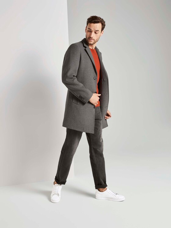 Fein strukturierter Pullover - Männer - Ginger Orange Fein strukturierter Pullover - Männer - Ginger Orange - 3 - TOM TAILOR