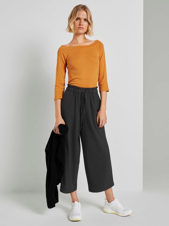 Schulterfreies Carmen Shirt - Frauen - orange yellow Schulterfreies Carmen Shirt - Frauen - orange yellow - 3 - TOM TAILOR Denim