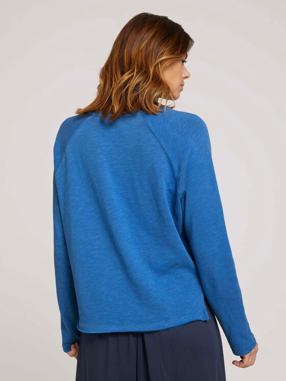 Basic Langarmshirt - Frauen - mid blue Basic Langarmshirt - Frauen - mid blue - 2 - TOM TAILOR Denim