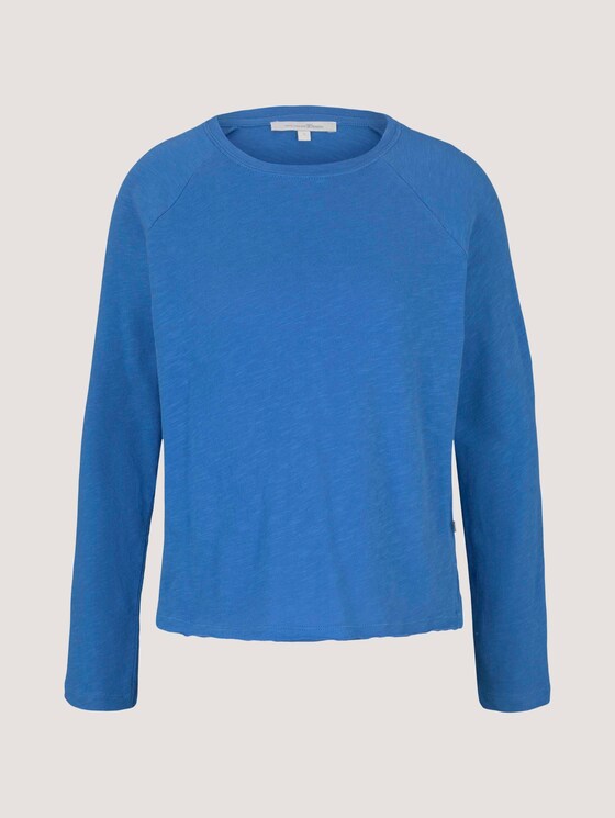 Basic Langarmshirt - Frauen - mid blue Basic Langarmshirt - Frauen - mid blue - 7 - TOM TAILOR Denim