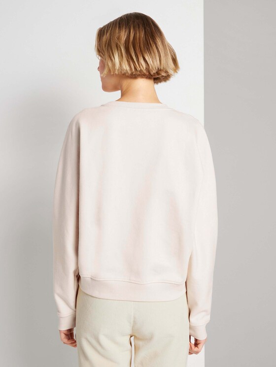 Sweatshirt im Colourblocking - Frauen - soft creme beige Sweatshirt im Colourblocking - Frauen - soft creme beige - 2 - TOM TAILOR Denim