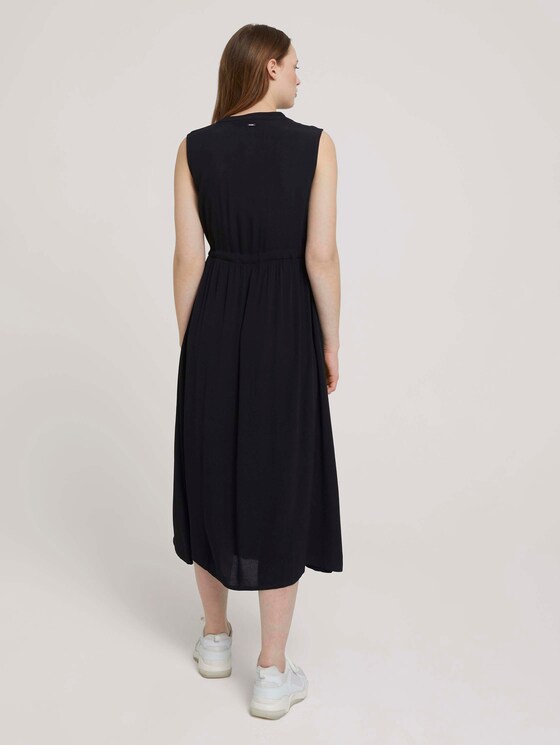 Sleeveless utility midi dress - Women - deep black Sleeveless utility midi dress - Women - deep black - 2 - TOM TAILOR Denim