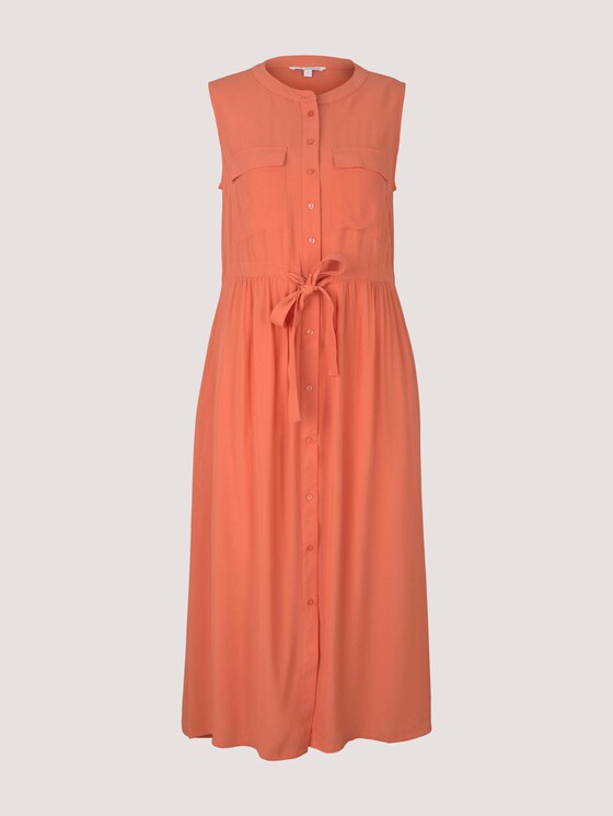 Ärmelloses Utility Midikleid - Frauen - sundown coral Ärmelloses Utility Midikleid - Frauen - sundown coral - 7 - TOM TAILOR Denim